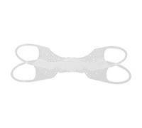 Healifty 2Pcs Pochoir Maquillage Réutilisable en Silicone 28X5Cm Outil Naturel et Confortable pour Femmes Maquillage de Fête et Représentations Scéniques