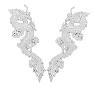 Healifty 2pièces Décalcomanies Dragon Chinois pour Voiture Autocollants Extérieurs SUV Camion Emblèmes Totem Voiture pour Capot Carrosserie Décoration Facile