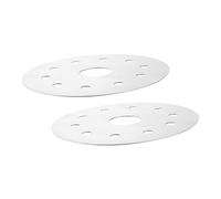 Healifty 2pièces Disques Chauffants Acier Inoxydable Pour Plaque De Cuisson à Induction Adaptateur Et Diffuseur De Chaleur
