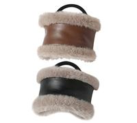 Healifty 2pièces Élastiques à Cheveux Cuir Pu pour Queue de Cheval Doux et Élastiques pour Femmes et Adolescentes Accessoires de Coiffure Simples et Élégants