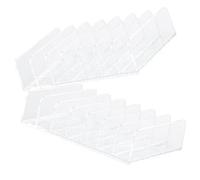 Healifty 2pièces Organisateur De Maquillage pour De Fards à Paupières Support De Rangement Divisé Boîte De Storage pour Cosmétiques De Maquillage