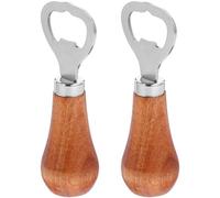 Healifty 2Pièces Ouvre Bouteille Portable avec Poignée Lot de Ouvreur de Bière Pratique et Compact pour Pique et Usage