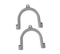 Healifty 2pièces Support de Tuyau Forme de U Crochet pour Tuyau Évacuation de Machine à Laver Support de Vidange Lot