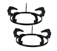 Healifty 2pièces Supports Pour Cuisinière à Gaz Et Wok Stabilisateurs Antidérapants Pour Poêles Et Casseroles