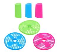 Healifty 3 Ensembles Silicone Handle Sleeves And Drip Tray Inserts For Slushie Machines Antislip Heat-resistant Slushie Machine Accessories Compatible With Ninja Silicone Replacement Parts