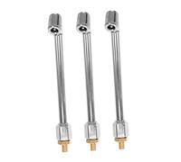 Healifty 3 Pièces Adaptateur de Valve pour Gonfleur Pneu Auto Raccord Flexible Rapide avec Tube Prolongé Embout Étanche pour Gonflage