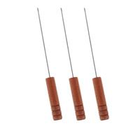 Healifty 3 Pièces Aiguille à Appâts en Acier Inoxydable 304 Manche Antidérapant pour Pêche la Carpe Ver en Eau Salée Voyage