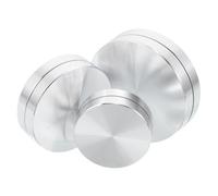 Healifty 3 Pièces Base de Plateau Rotatif Alliage Aluminium pour Gâteaux Double Roulement pour Rotation Support Robuste pour Décoration et de Gâteaux Multicouches