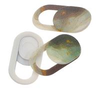 Healifty 3 Pièces Cache-caméra de Confidentialité Coulissant pour Ordinateur Portable, Cache Webcam pour Ordinateur Portable, Plastique Blanc, sans Résidu, Facile à Utiliser