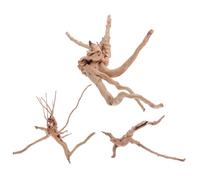 Healifty 3 Pièces Flotté Naturel pour Décoration Aquarium Branches Décoratives Résistantes à Eau Ornement Sûr pour Poissons pour Terrarium et Aquarium Eau Douce