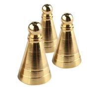 Healifty 3 pièces Moule à Encens Laiton pour Fabrication Cône DIY Moule Tour Élégante pour Décoration Maison et Salon de Thé Kit Pratique et Facile à Nettoyer