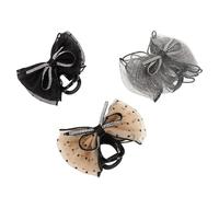 Healifty 3 pièces Pinces à Cheveux pour Femmes Clip Serre- Forme de Nœud avec Strass Clips Griffe Arrière pour Cheveux Épais Fines et Longues Accessoires Élégants pour Toutes Occasions