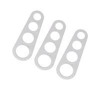 Healifty 3 pièces Règle de Mesure Spaghetti Acier Inoxydable Outil Cuisine Précis pour Portions Personnes Gadget Compact Résistant Rouille