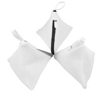 Healifty 3 pièces Sacs à Linge Filet pour Machine à Laver Sacs Maille Polyester Respirante avec Fermeture Éclair Protection Vêtements Délicats Déformation et Décoloration Triangulaires