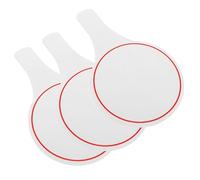 Healifty 3 pièces Tableau Vierge Effaçable à Sec Tableau de Score Simple Face Réutilisable pour Juges et Vote