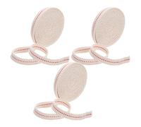 Healifty 3 Rouleaux Mèche de Lanterne en Coton Plat 1,2cm, Rouge, 3 M | Remplacement pour Lampes à Kérosène et Paraffine, Couture Décorative, Rouleau Pratique