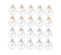Healifty 30 Ensembles Pendentifs Boules De Verre Mini Contenants Pour Bijoux Diy Accessoires Pour Pendentifs Faits Main Boule De Cristal Soi-même