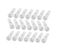 Healifty 30 Pièces Ball Bearing Curtain Track Gliders Plastic Rail Pulleys Replacement Accessories for Ceiling Sliding Tracks Living Room Shower Room