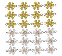 Healifty 30 pièces Breloques Fleur Alliage pour Bracelet DIY Charms Pendentifs Colorés Résistants et Décorations Artisanales
