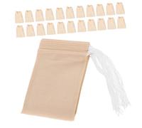 Healifty 300 Pièces Lot de Sachets Filtrants Jetables Papier Alimentaire Sacs à Thé et Café avec Filtre Mailles Fines Pochettes Faciles à Remplir pour Infusion Épices et Médicaments