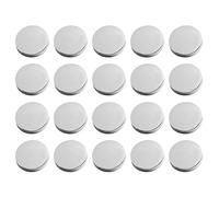 Healifty 30pièces Boutons Plats Métal Pour Manteau Décoratifs Pour Costume Argent Lot De Boutons De Vêtements