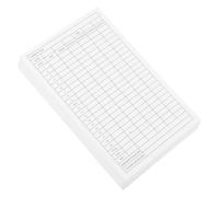 Healifty 32 Pièces Carte de Score de Golf Carnet de Score de Golf Papier Couché Blanc Format Portable Parcours et Tournoi Extérieur