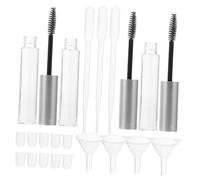 Healifty 32 pièces Set de Tubes Mascara Vides Rechargeables avec Entonnoir et Pipettes pour Transfert Facile Kit Portable pour Cils et Gloss Couleurs Aléatoires