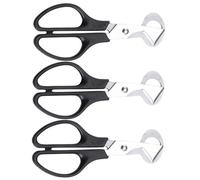 Healifty 3pcs Ciseaux à Œufs de Caille en Acier Inoxydable Poignée Antidérapante, Ouvre-œufs Manuel Cuisine et Fêtes, Coupe-œufs Simple et Créatif