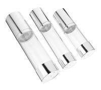 Healifty 3pièces Flacons Distributeurs à Pompe Airless Flacons Vides Pour Lotion Et Crème Visage Format Voyage Pour Articles De Toilette
