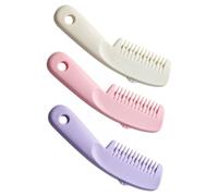 Healifty 3pièces Peigne à Effiler Peigne de Coiffure et Ciseaux pour Cheveux Clairsemés Outil de Coiffage Précis pour Famille et Voyages