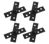 Healifty 4 Charnières Pivotantes Invisibles en Acier Inoxydable Rotation 360° Charnières à Pivot Central Noires Petites pour Portes Secrètes et Meubles Lot de 4 Pièces Usage