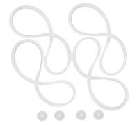 Healifty 4 Ensembles Silicone Lunch Box Lid Replacement Gaskets With Seal Plugs Insulated Food Container Seal Rings For Meal Prep And Food Storage