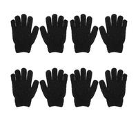 Healifty 4 Paires Exfoliants Douche En Polyester Pour Bain Nettoyage En Profondeur Corps Peau Morte Massage Et Douche Confortable