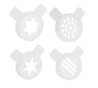 Healifty 4 pièces Accessoires pour Machine à Glace Buses Réutilisables pour Sorbetière Commerciale Embouts de Distribution Rapides pour Glacier et Restaurant