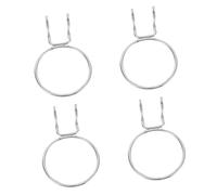 Healifty 4 pièces Anneaux de Rangement pour Tablette Perforée Crochets pour Organisateur de Cuisine et Salle de Bain Support Pratique pour Tasses et Accessoires de Maison Capacité de