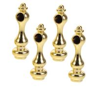 Healifty 4 Pièces Capuchons de Poteau pour Railing Verre pour Accessoires de Chariot à Vin Connecteurs de Mobilier et Élégant