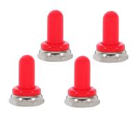 Healifty 4 Pièces Capuchons de Protection Silicone Étanches pour Interrupteurs à Bascule Lot de Couvercles de Protection pour Tableau de Bord Accessoires Universels pour Interrupteurs