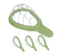 Healifty 4 Pièces coupe-avocat outil de tranchage gardien d'avocat outils d'avocat outil de fractionnement des fruits séparateur de fruits Outil de cuisine acier inoxydable 304 Vert clair