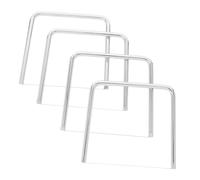 Healifty 4 pièces Coupe-fromage et Beurre Acier Inoxydable Trancheur Manuel à Fil pour Tranches Uniformes Outil Multifonction pour Foie Gras et Fromages à Pâte Dure