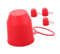 Healifty 4 Pièces Couvercle De Boule Attelage De Remorque Housse De Barre De Remorquage Capuchon De Protection De Boule Attelage pour Connecteur De Remorque De Camping Protecteur