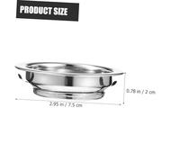 Healifty 4 pièces Filtre à Thé Inox Acier Inoxydable Infuseur de Thé Métal et Compact Tamis Fin pour Tasse et Théière Facile à Utiliser Maison et