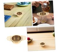 Healifty 4 Pièces Filtre à Thé Inox Maille Fine avec Poignées Pétales Passoire Tamis pour Infusion Pure et Nettoyage Facile Compatible Théière et Tasse