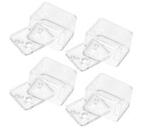 Healifty 4 Pièces Kit Boîte à Musique à Manivelle DIY Boîtes Transparentes en Acrylique Mécanisme à Remontage Mécanique Éducatif pour Atelier Créatif et Décoration Intérieure