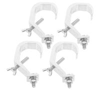 Healifty 4 pièces Pinces Éclairage de Scène Aluminium Robuste Crochets pour Truss Clamps Compatibles Projecteurs pour Bars Clubs Événements et Studios