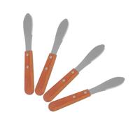 Healifty 4 pièces Set de Couteaux à Fromage et Beurre avec Lame Résistante pour Tartiner Confiture et Pâte Outils de Cuisine Multifonctions Élégants avec Manche