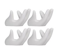 Healifty 4 pièces Support Céramique Portable pour Ocarina Forme de Main Lot de Supports Stables et Durables pour Instruments de Musique