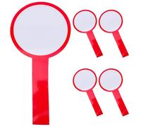 Healifty 4 pièces Tableau Effaçable Portable pour Score Ardoise Blanche Légère à Main pour Élèves Tableau de Bord Multifonction pour Enseignement et Vote Couleur Couleur Aléatoire