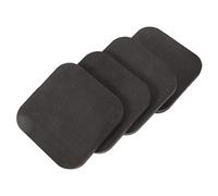 Healifty 4 pièces Tapis de Sol Antichoc pour Équipement Fitness Coussin Caoutchouc Isolant Phonique pour Tapis de Course Piano Batterie et Gym Protection Du Sol