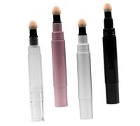 Healifty 4 pièces Tube Vide pour Maquillage Flacon Crème Blush Rechargeable Rangement Cosmétique Léger et Étanche pour Lèvres et Fard à Joues