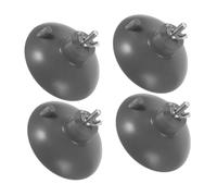 Healifty 4 pièces Ventouse PVC pour Machine à Frites Ventouses Antidérapantes pour Fixation de Broyeur et Équipement Industriel Stabilité Renforcée pour Usage Commercial